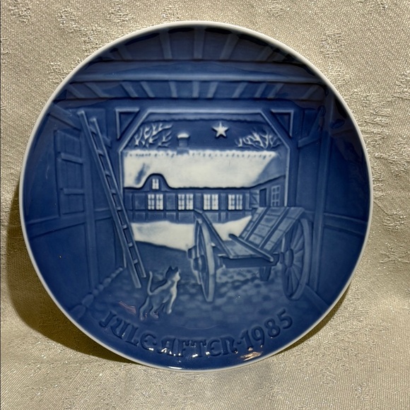 B&G Copenhagen porcelan Other - Blue Decorative Plate
